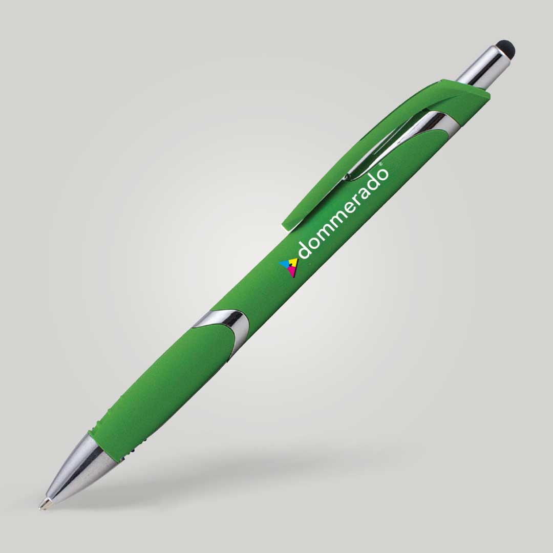 Der Kugelschreiber ist in der Farbe Grün erhältlich.