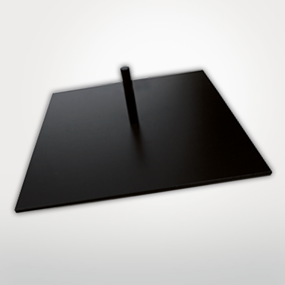 Bodenplatte 40 x 40 cm | 4,7 kg mit Bolzen